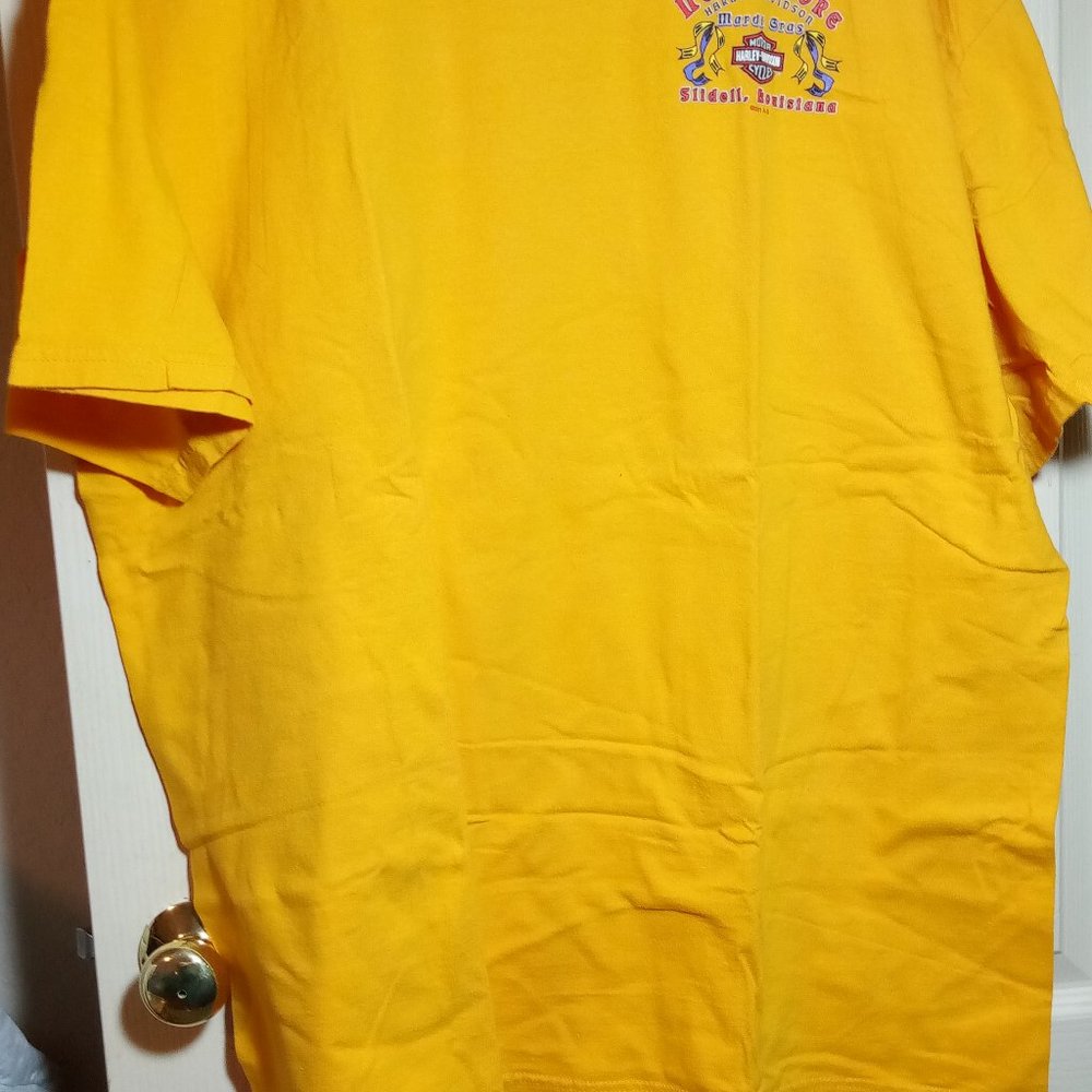 Harley Davidson Tee Shirt, Size XXL, Mardi Gras